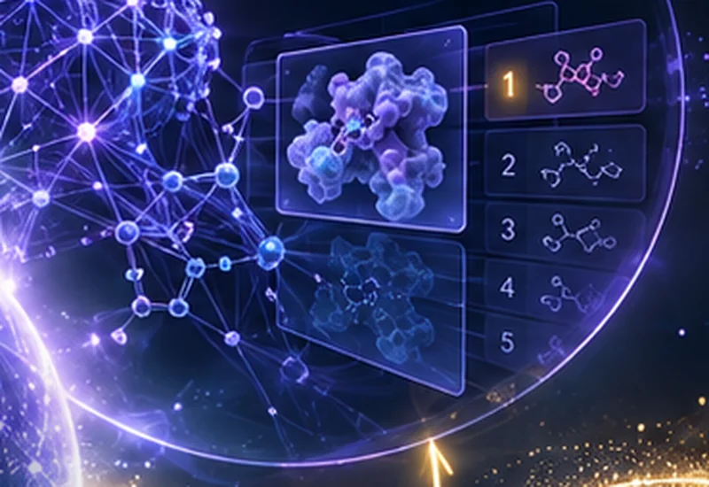 Visualization of molecular modeling and compound prioritization